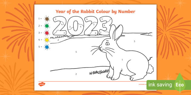 Rabbit - Free printable Coloring pages for kids