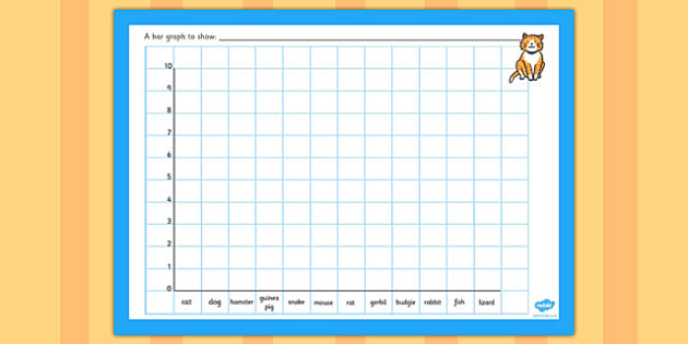 Class Pets Bar Graph Template - class pets bar graph template