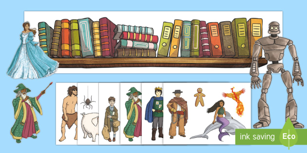 Book Character Display Pack Primary Resources