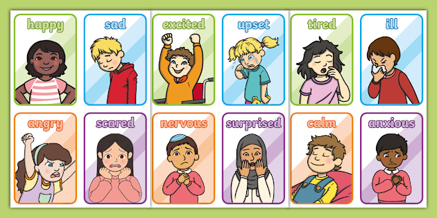 Feelings & Emotions Flashcards | Printable Emotion Faces for Free Printable Emotion Cards For Autism Pdf