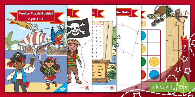 Pirates Puzzle Booklet (teacher made)