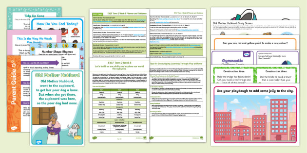 FREE! - EYLF Term 2 Week 8 Remote Home Learning Pack