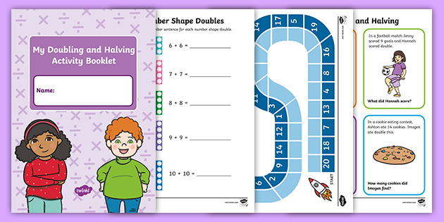 👉 Doubling and Halving Activity Booklet (teacher made)