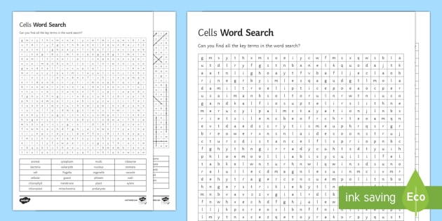 cell-word-search-answer-key