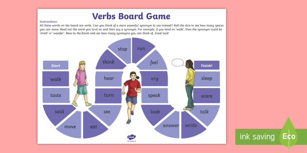 Verb Phrases, Board Game