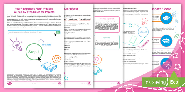 Year 4 Expanded Noun Phrases: A Step-by-Step Guide for Parents