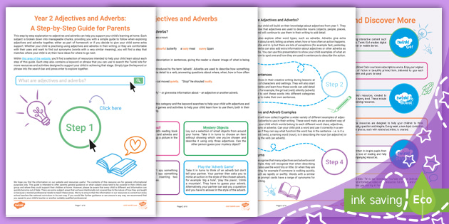 Year 2 Adjectives and Adverbs: A Parents Step-by-Step Guide