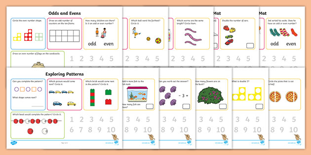 👉 Eyfs Maths Activities - Summer Term Activity Mats