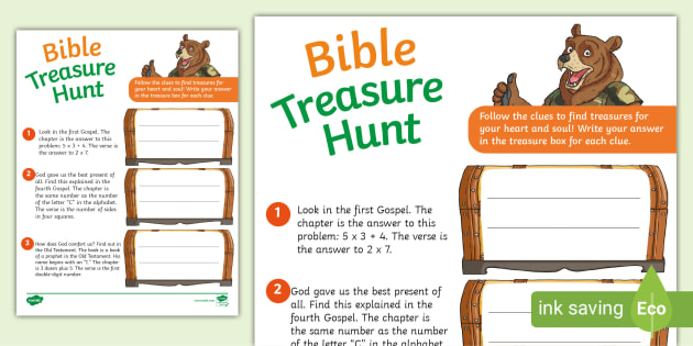 Treasure Hunt  Catholic Schools Guide