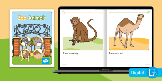 Zoo Animals Early Emergent Reader eBook - Twinkl USA