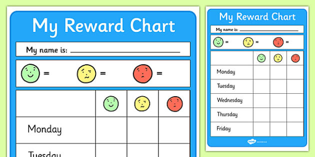 Free Behavior Reward Charts