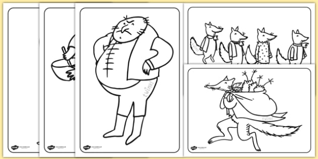 colouring-pages-to-support-teaching-on-fantastic-mr-fox