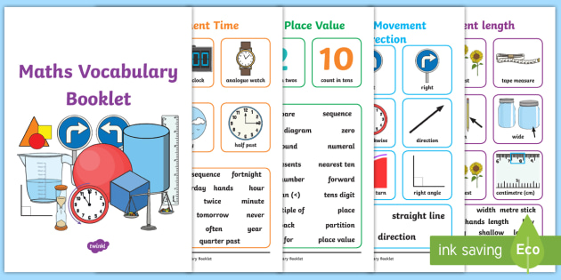 Florida's B.E.S.T. K-5 Math Word Wall and Vocab in Spanish BUNDLE