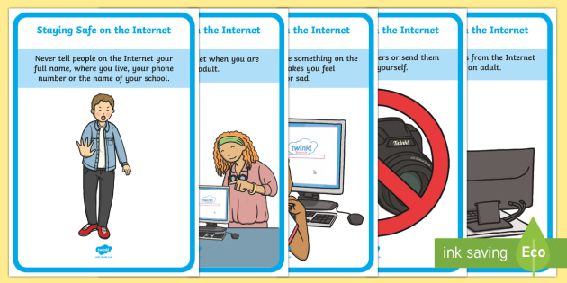 FREE! - Internet Safety Picture Display Posters