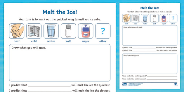 Elemental Knowledge Trivia Melting Ice Science Fair Project Gambaran