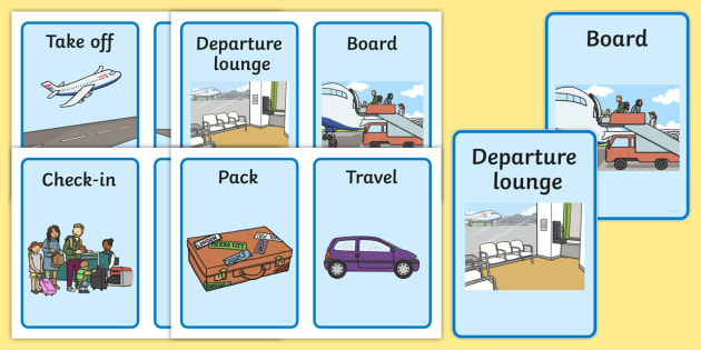 Going on a Plane Journey Cards (creat de profesori)