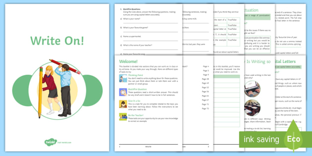 * NEW * Year 7 Writing Intervention 'Write On' Activity Booklet