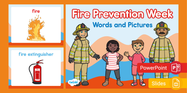 Fire Prevention PowerPoint & Google Slides (teacher made)