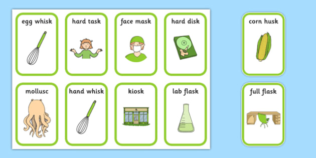 word-final-sc-sk-playing-cards-two-syllables