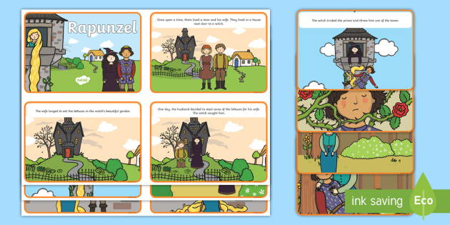 Rapunzel Story Cards Teacher Made   T T 19692 Rapunzel Story Cards  Ver 1 