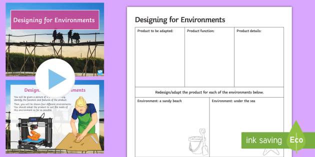 Designing For Environments Ks3 Project Ideas Activity