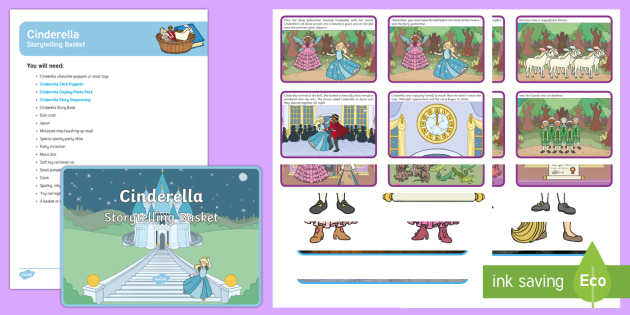 Cinderella Storytelling Basket - Primary Resources - EYFS