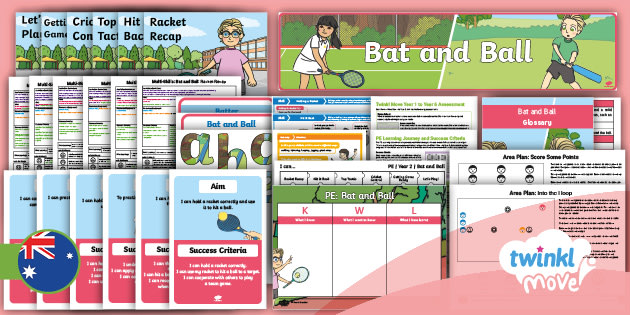 Move PE Year 2 Multiskills: Bat and Ball Unit Pack