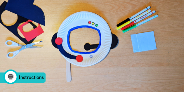 Space Helmet Mask | Space Crafts (Teacher-Made) - Twinkl