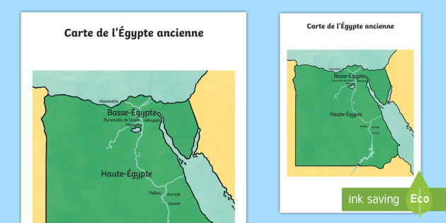 Panneau D Affichage A3 Carte De L Egypte Ancienne
