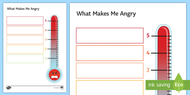 What Makes Me Angry Example