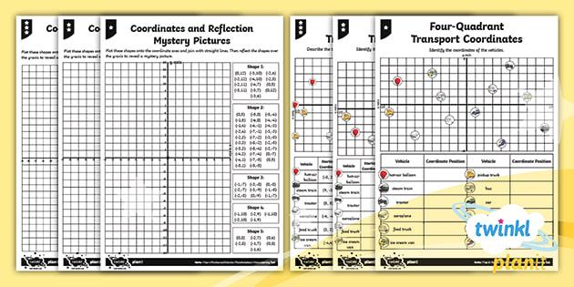 planit maths y6 position and direction home learning activity pack