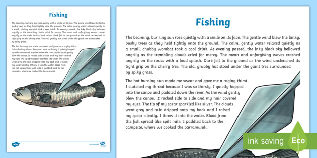 5 paragraph essay about fishing