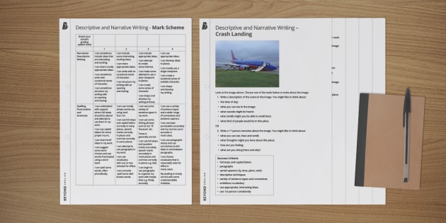year 7 narrativedescriptive writing assessment pack