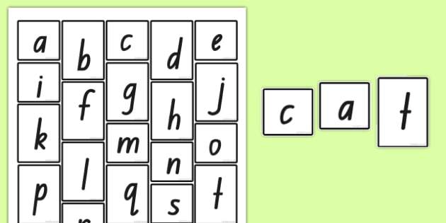 Phoneme Frames Letter Tiles - australia, phoneme, frames, letter