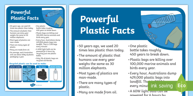 harmful effects of plastic poster