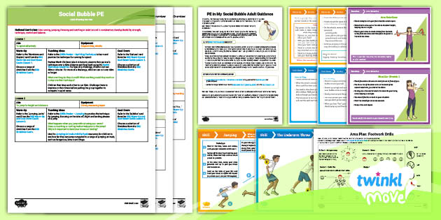 Socially Distanced Bubble PE Planning - LKS2 Multi-Skills Unit