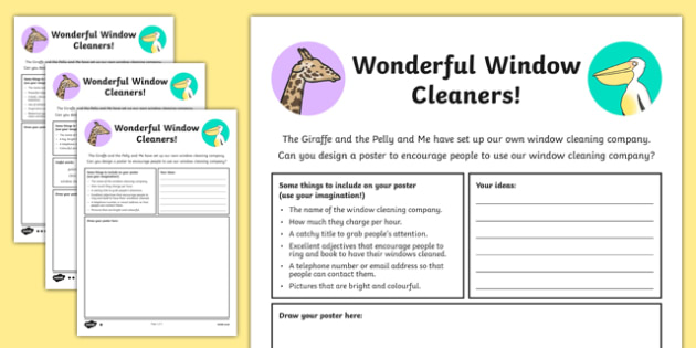Roald Dahl The Giraffe and the Pelly and Me Worksheets
