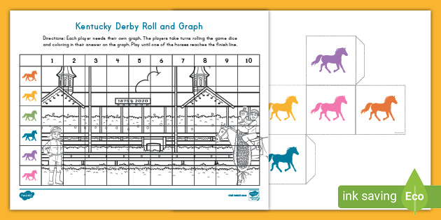 kentucky-derby-roll-and-graph-math-resource-twinkl-usa for Free Printable Kentucky Derby Word Search Kentucky Derby Roll and Graph | Math Resource | Twinkl USA for Free Printable Kentucky Derby Word Search