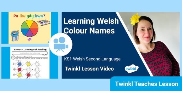 KS1 (Ages 5-7) Welsh Second Language: Colours Video Lesson