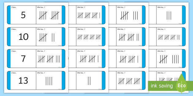 Tallies Loop Cards (teacher made)