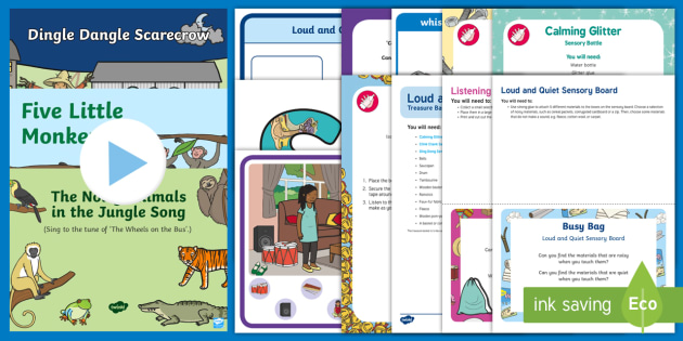 Childminder Loud and Quiet Concept EYFS Resource Pack