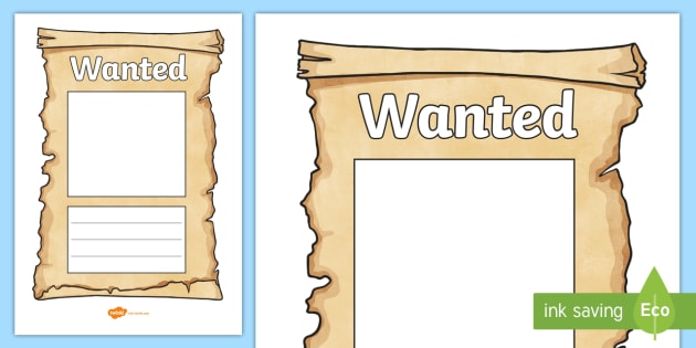 Featured image of post Wanted Poster Template Editable - Collection of free wanted poster templates and samples for your reference.