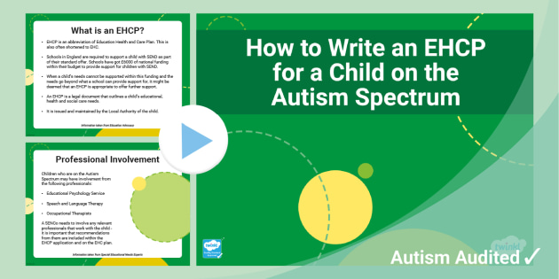 Autism EHCP Example PowerPoint - SEND Resources