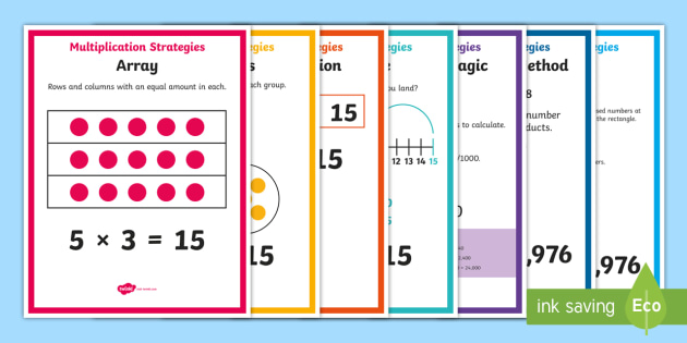  NEW Multiplication and Division Written Methods Posters