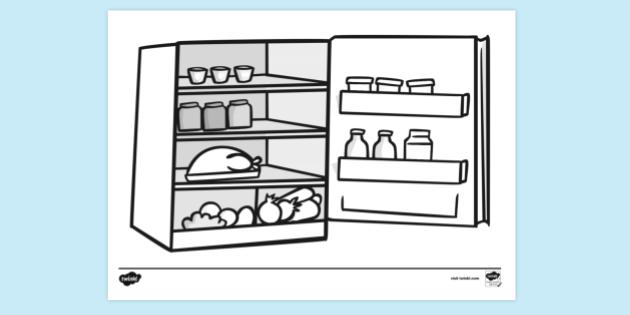 Food Safety Colouring Page | Colouring Sheets