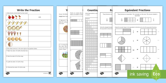 year 3 fractions learning from home maths activity booklet