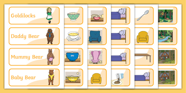 Goldilocks and The Three Bears Vocabularies | twinkl.com.au