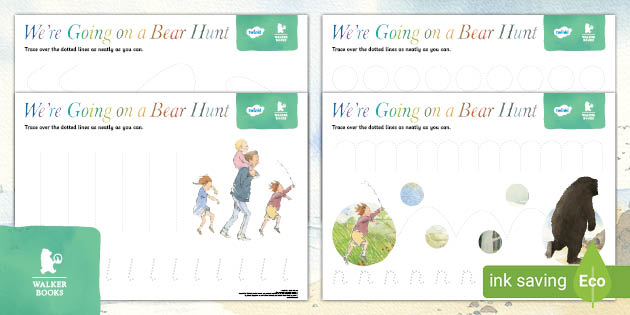 Libro per bambini: We're going on a bear hunt