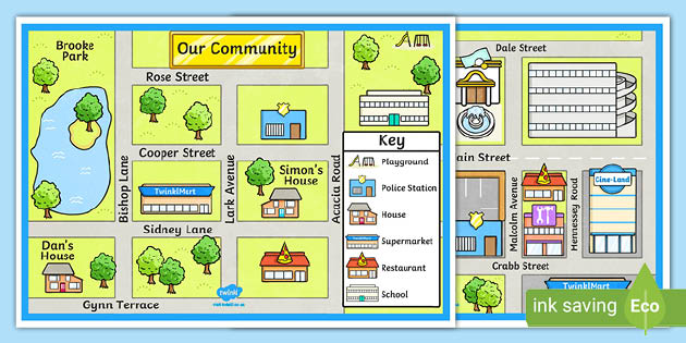 My Community Maps Resource teacher Made 