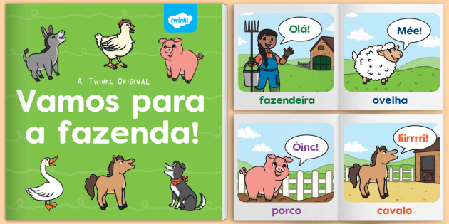 Jogo da Memória - Animais da fazenda 